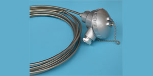 What are the advantages of sheathed thermocouples compared to other types of thermocouples
