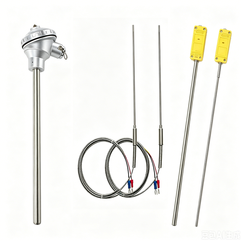 无固定装置式铠装热电偶 Non-fixed device sheated thermocouple
