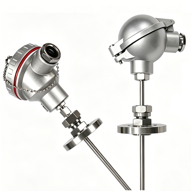 卡套法兰式铠装铂热电阻 Ferrule flange sheathed paltinum thermal resistance
